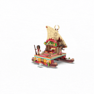 Catamaranul polinezian al Moanei Lego Disney, 6 ani+, 43210, Lego